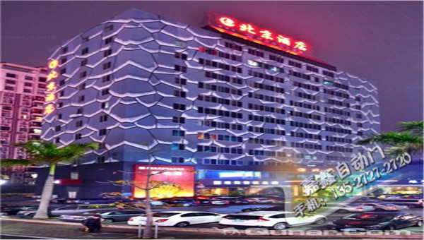 珠海北京酒店安装嘉鑫自动门